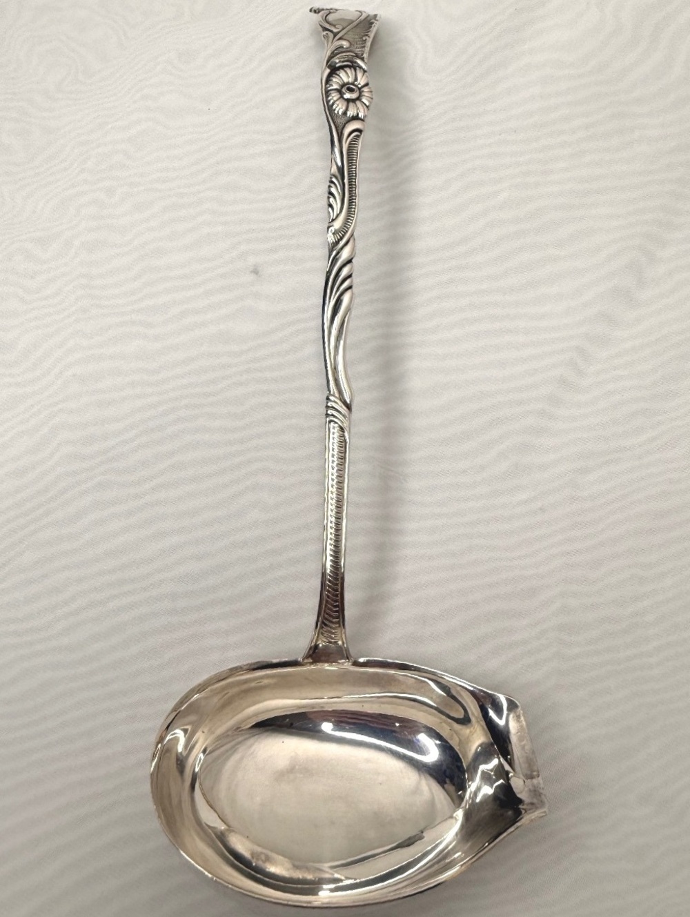 Midcentury Swedish Extra Prima NS ALP Silverplate Serving Spoon